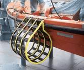 Man Overboard (MOB) Rescue Net: Jason’s Cradle FRC (Fast Rescue Craft) Kit – 530mm-710mm